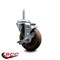 Service Caster 4 Inch High Temp Glass Filled Nylon 34 Inch Threaded Stem Caster with Brake SCC-TS20S414-GFNSHT-TLB-34212 - alternate 4